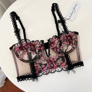 ❌SOLD❌For Love & Lemons Lingerie Bustier Top